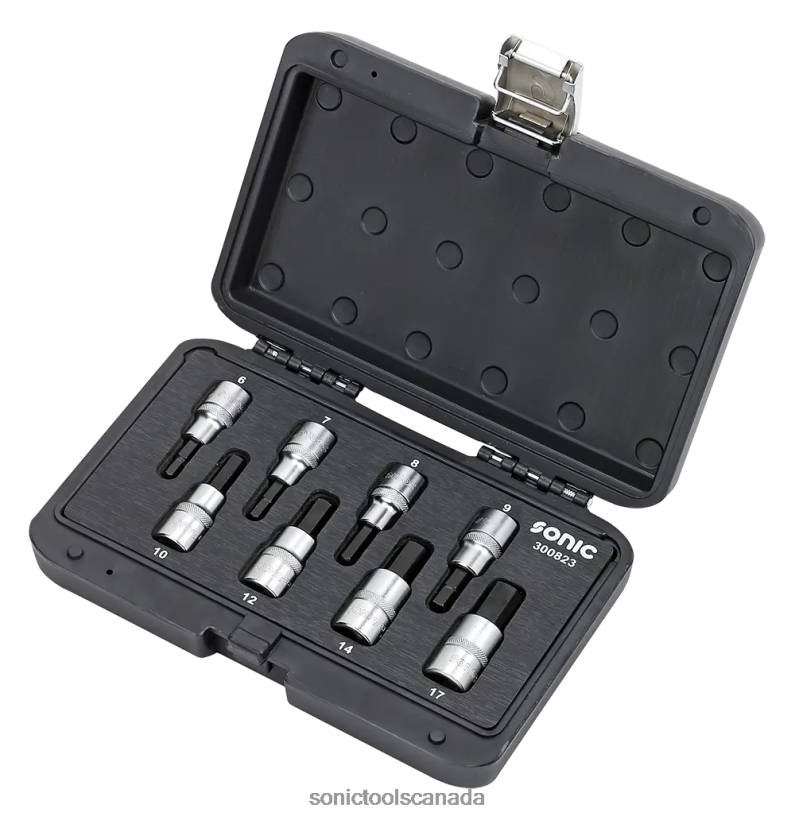 Sonic Bit Socket Hex Set 1/2" 8Pcs Bmcs Practical F0882J283