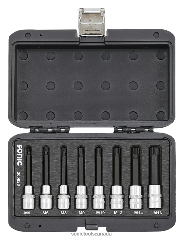 Sonic Bit Socket Spline Set 1/2