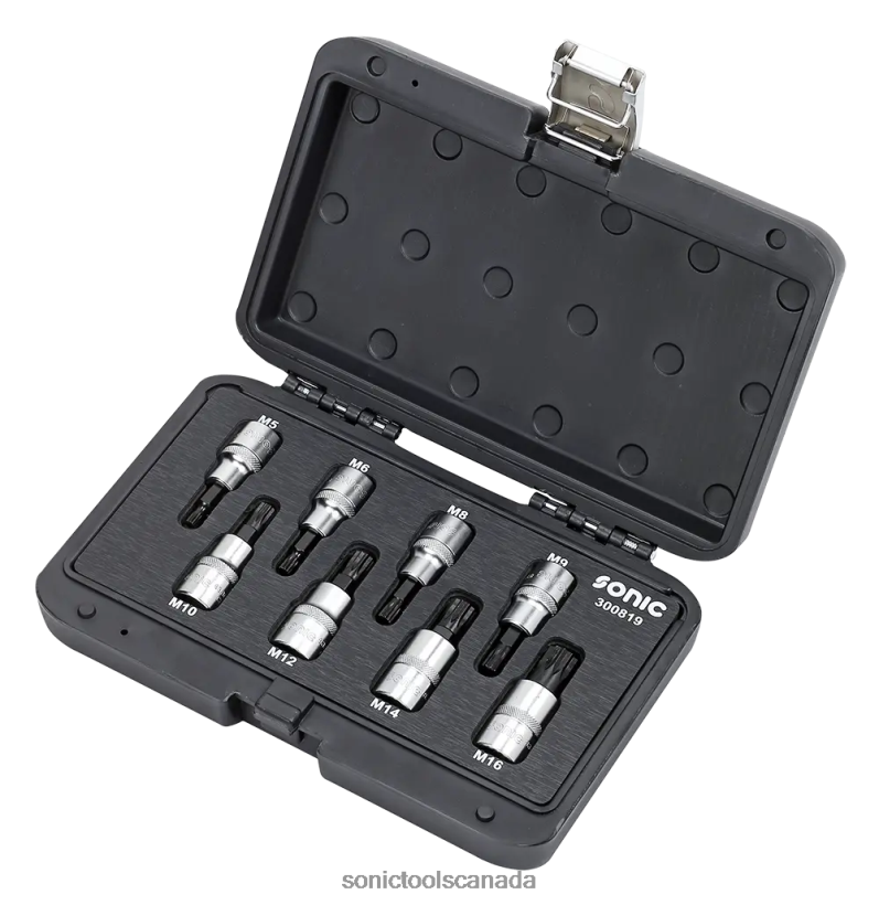 Sonic Bit Socket Spline Set 1/2" 8Pcs Bmcs Reliable F0882J288