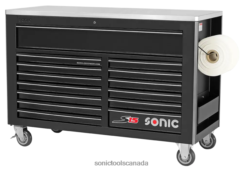 Sonic Empty Toolbox S15 14 Drawers Black Classic F0882J50