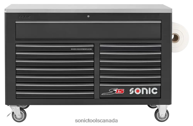 Sonic Empty Toolbox S15 14 Drawers Black Classic F0882J50