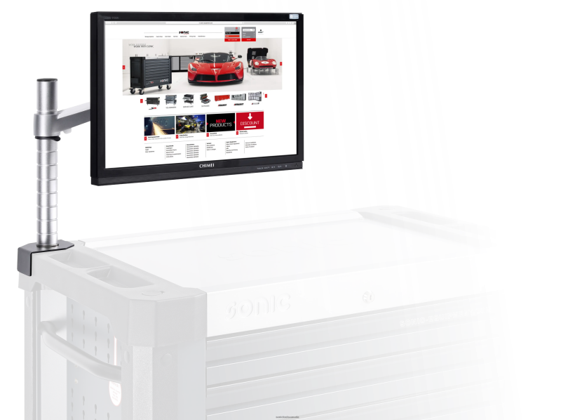 Sonic Lcd Arm Holder Including Base Practical F0882J107