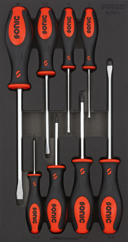 Sonic Screwdriver Set Sfs 1/3 8-Pcs Reliable F0882J826