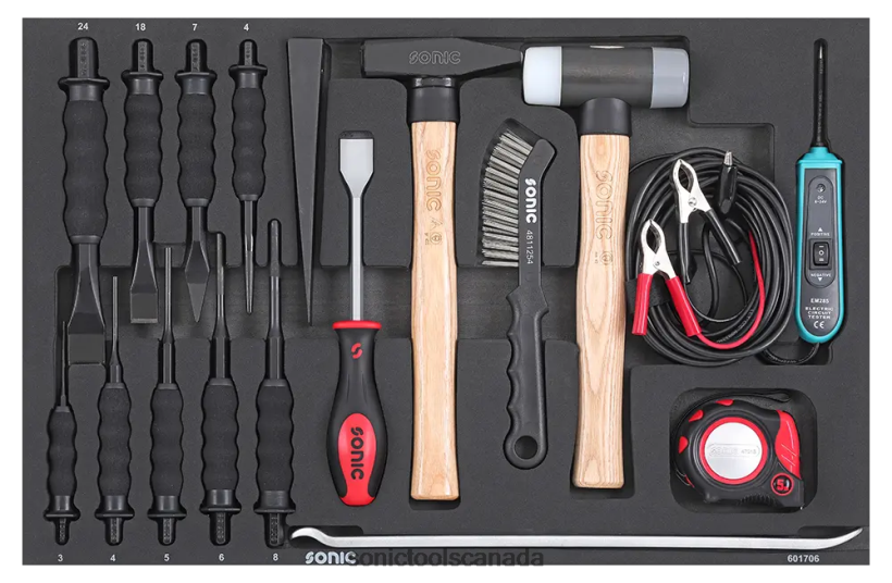 Sonic Chisel & Hammer Set Sfs 17-Pcs Reliable F0882J228