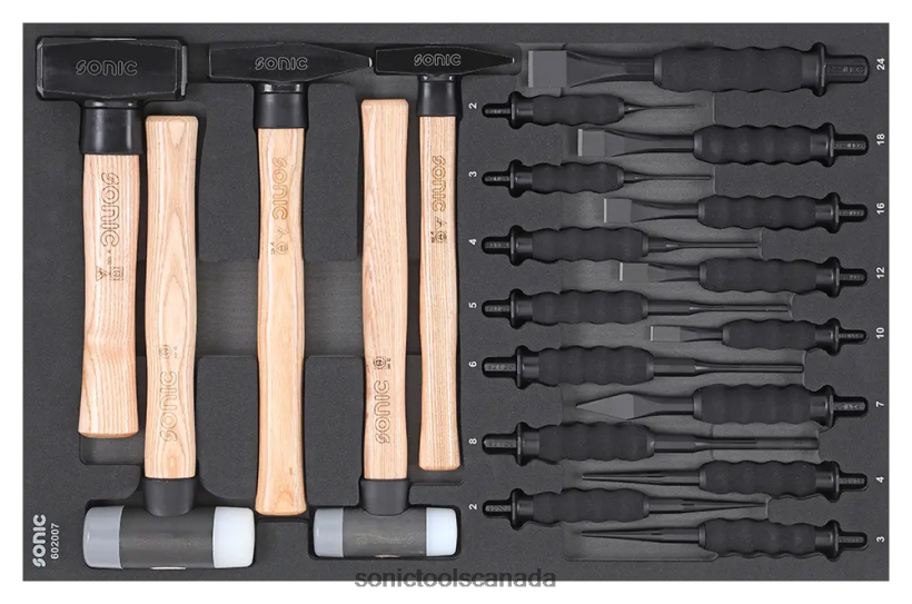 Sonic Chisel & Hammer Set Sfs 20-Pcs Practical F0882J231
