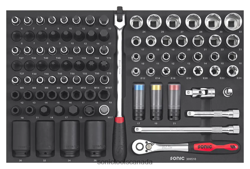 Sonic Eva 95Pc 1/2" Combination Set Practical F0882J865