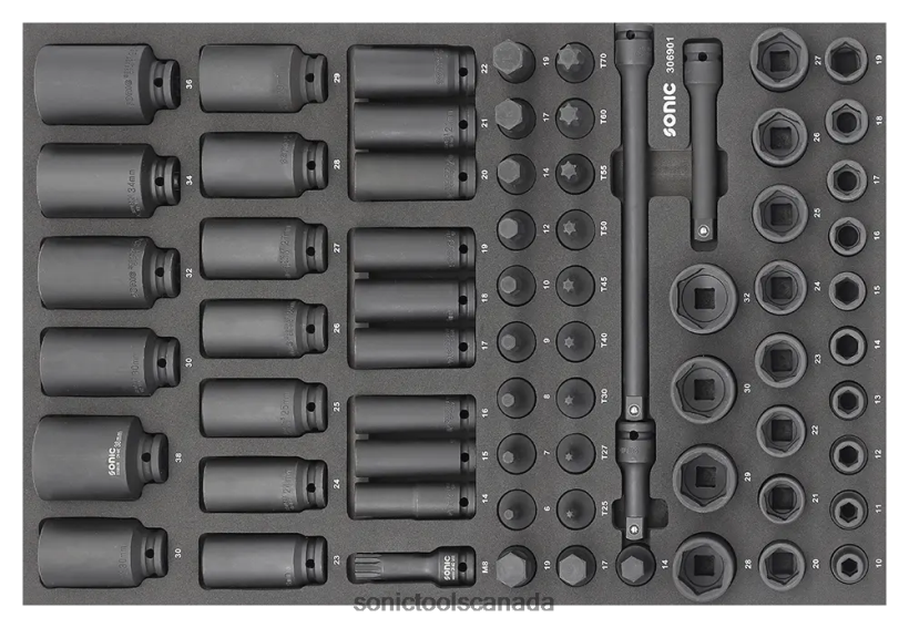 Sonic Impact Socket Set 1/2" Sfs 69-Pcs (Heavy Duty) Classic F0882J868