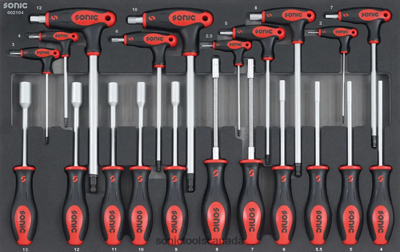 Sonic Socket Screwdriver Hex & Grips Key Set Sfs 21-Pcs Classic F0882J888