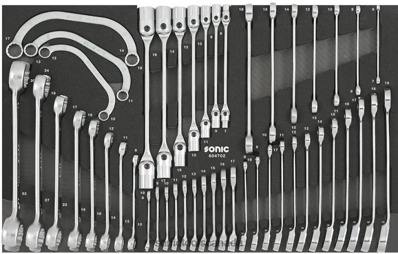 Sonic Wrench Set Sfs 47-Pcs Practical F0882J901