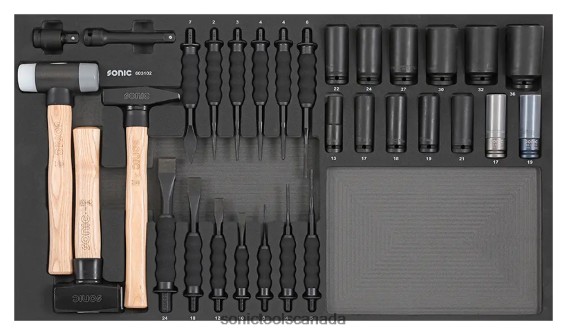 Sonic Chisel Hammer And Impact Set Sfs 31-Pcs Latest F0882J237
