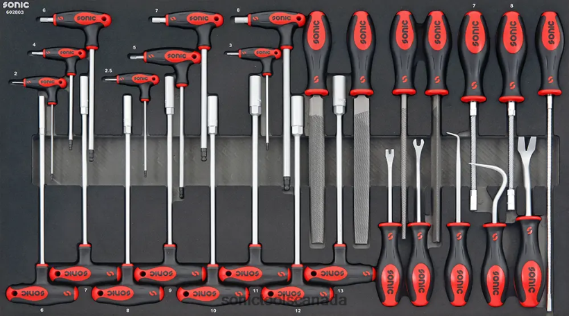 Sonic Hex Nut And Key Grip Set Sfs 27-Pcs Latest F0882J249