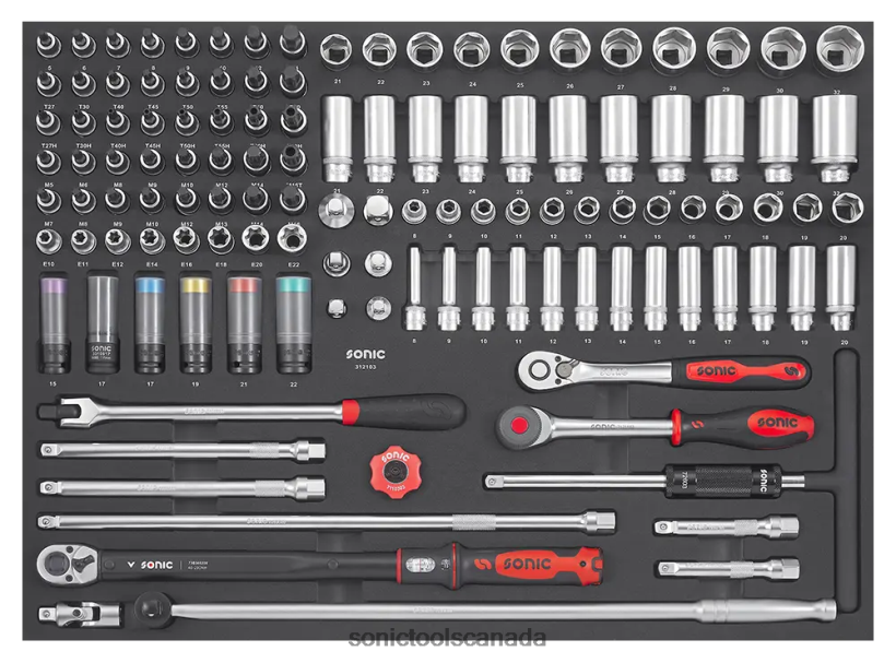 Sonic Meva 121Pc 1/2" Combination Set Classic F0882J262