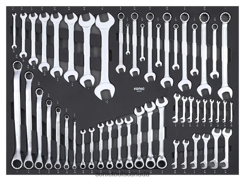 Sonic Wrench Set Sfs 52-Pcs (Aviation) Practical F0882J929