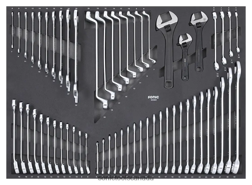 Sonic Wrench Set Sfs 59-Pcs (Aviation) Reliable F0882J930