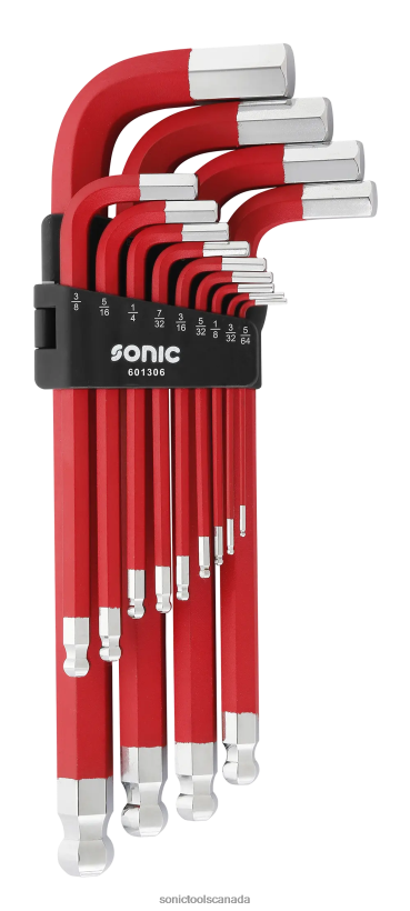 Sonic 13Pcs Ball Ended Hex Key Set Sae With Magnet Practical F0882J347