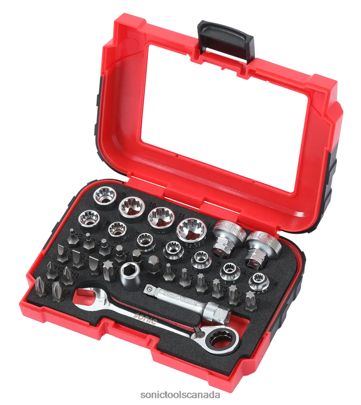 Sonic 36Pcs 1/4" Socket & Bit Set Classic F0882J322