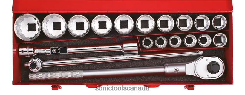 Sonic Socket Set 3/4" 12 Pt. 20-Pcs Reliable F0882J946