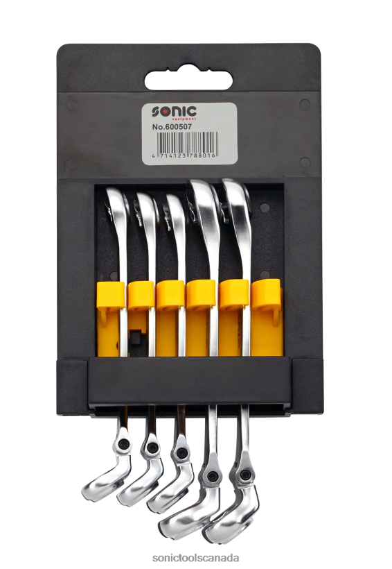 Sonic Flexible Flare Nut Wrench Set 5-Pcs Reliable F0882J344