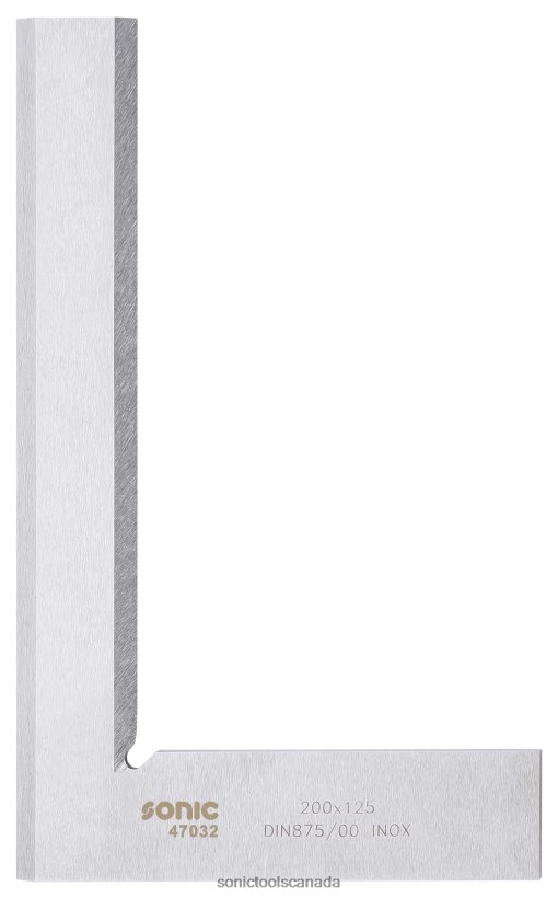 Sonic Stainless Square Ruler 200X125Mm Latest F0882J1123