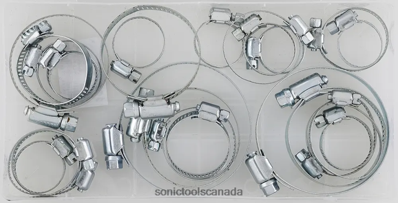 Sonic Hose Clamp Set 26Pcs Practical F0882J1793
