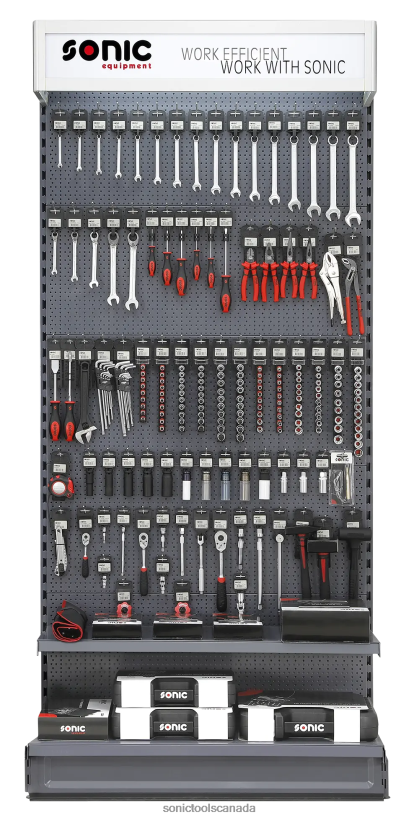 Sonic Wall Display 1 Meter With 94 Items (Tools Only) Practical F0882J443