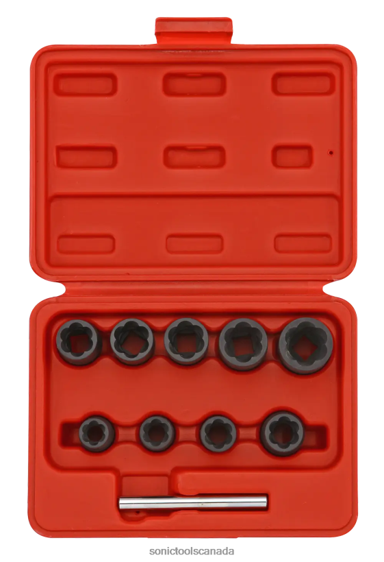 Sonic Spiral Socket Set 3/8" 10-Pcs Reliable F0882J700